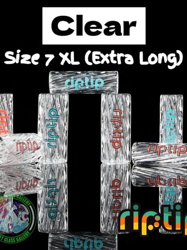 Preview pic of Gordo Scientific - Riptip - Clear - Size 7 XL (Extra Long)