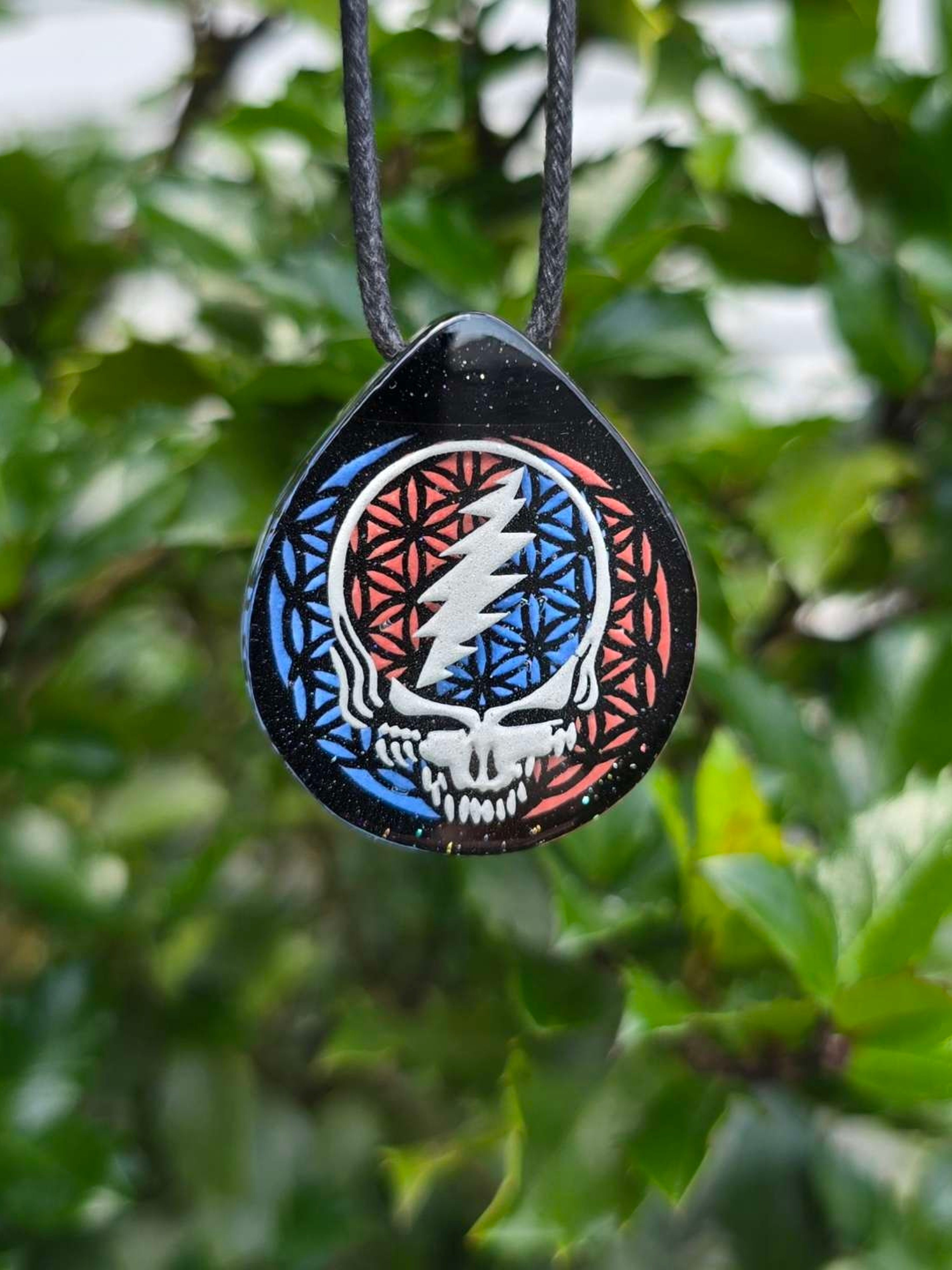 Steal Your Face Layered Glow Pendant image 0