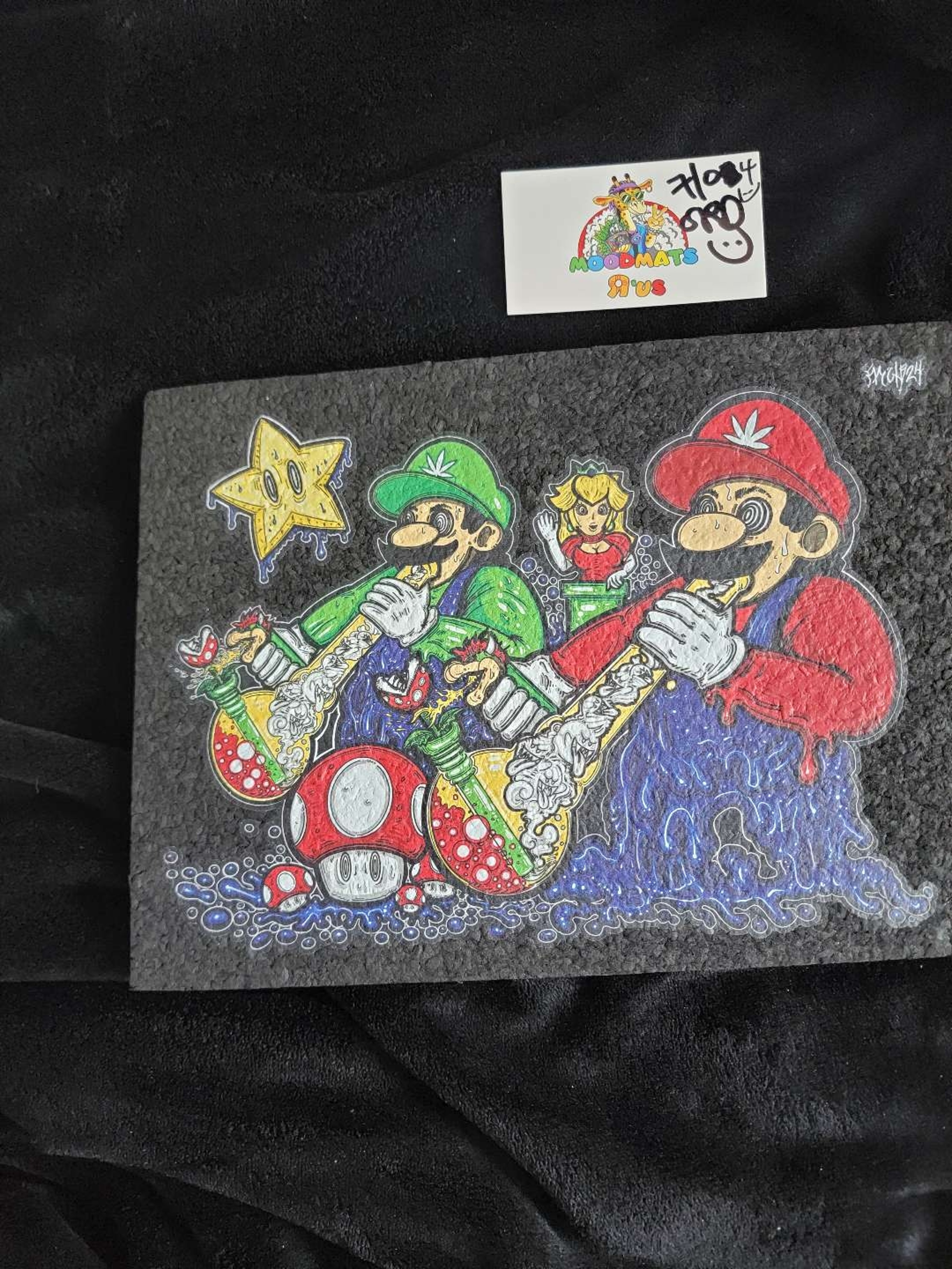 Preview pic of Super Mario and Luigi Dark Mountain Cult x Moodmats