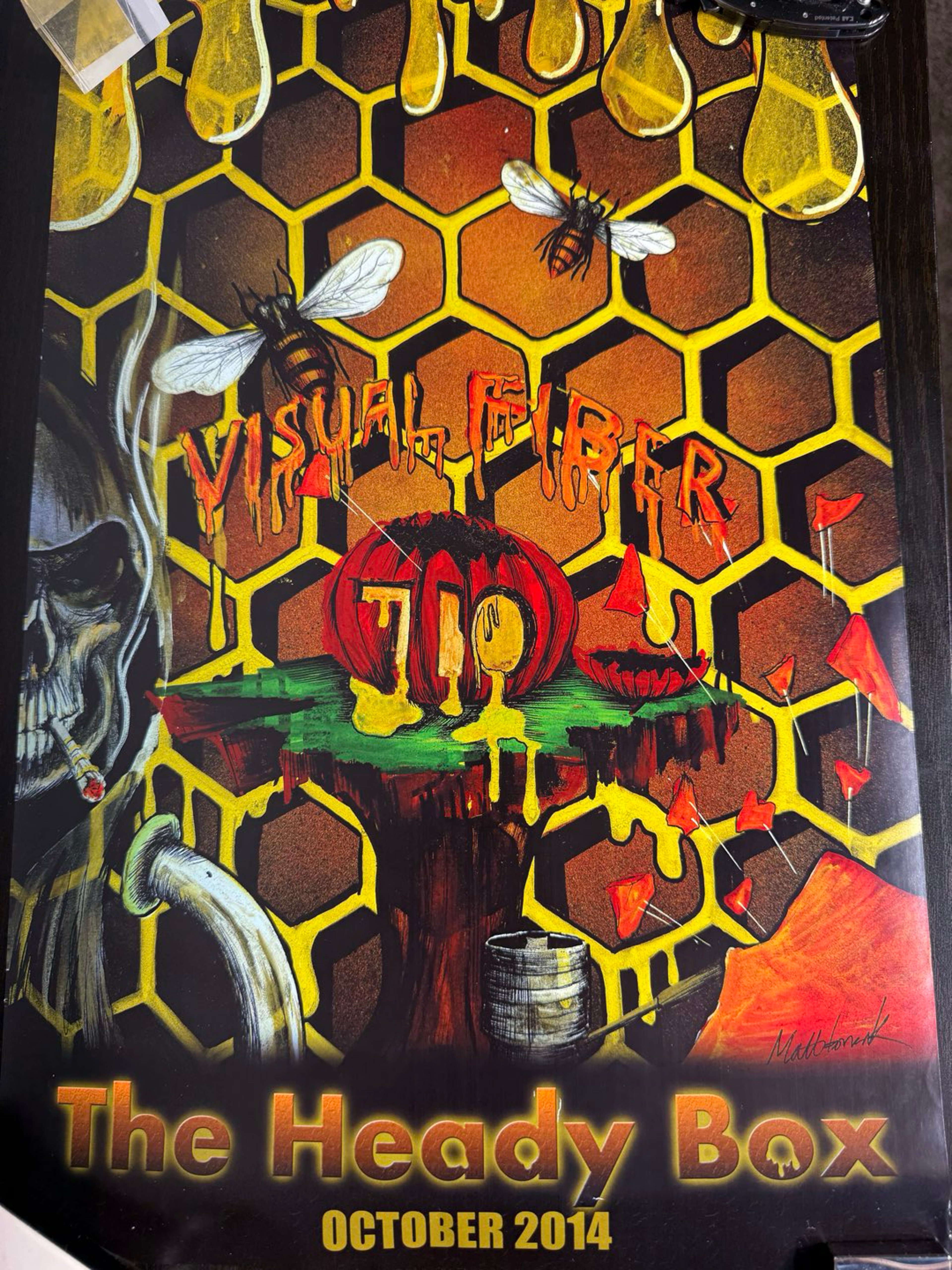 Preview pic of Visual fiber heady box poster 11x17