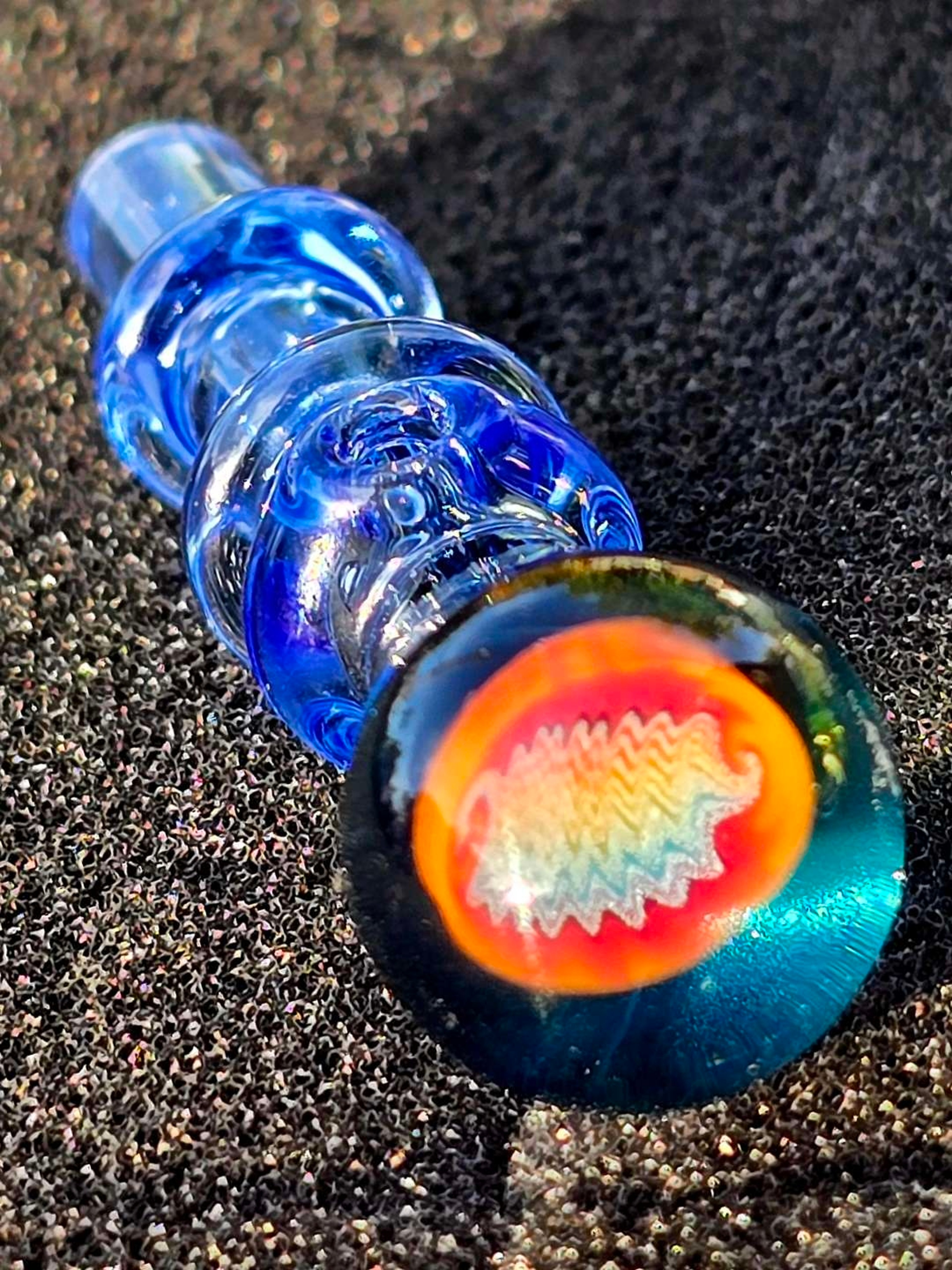 Keys Glass Blue Puffco Joystick image 0