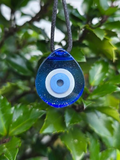 Preview pic of Evil Eye Layered Glow Pendant