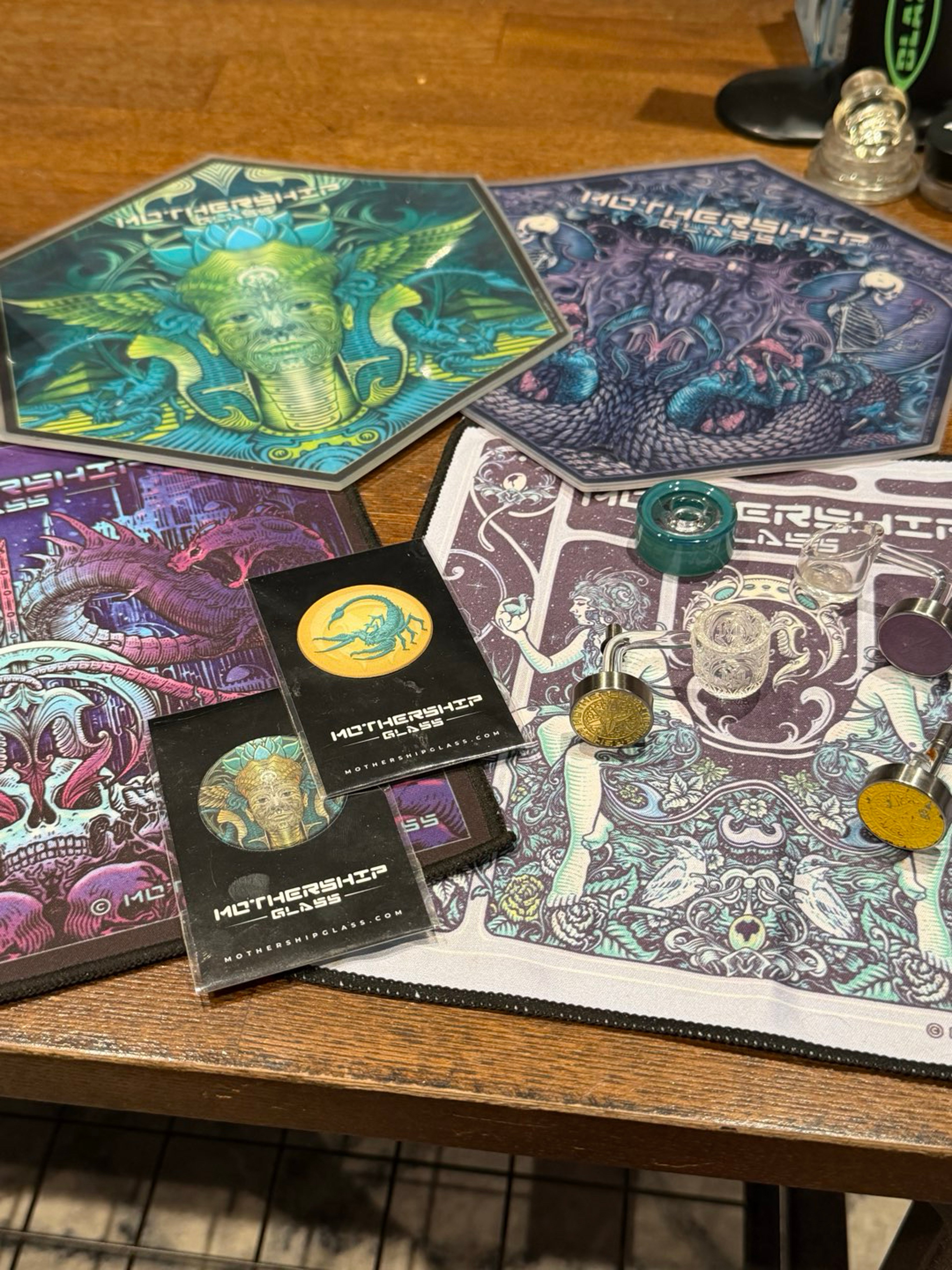 Preview pic of Mothership bundle 2x swings mats shiners phone cleaner ofz