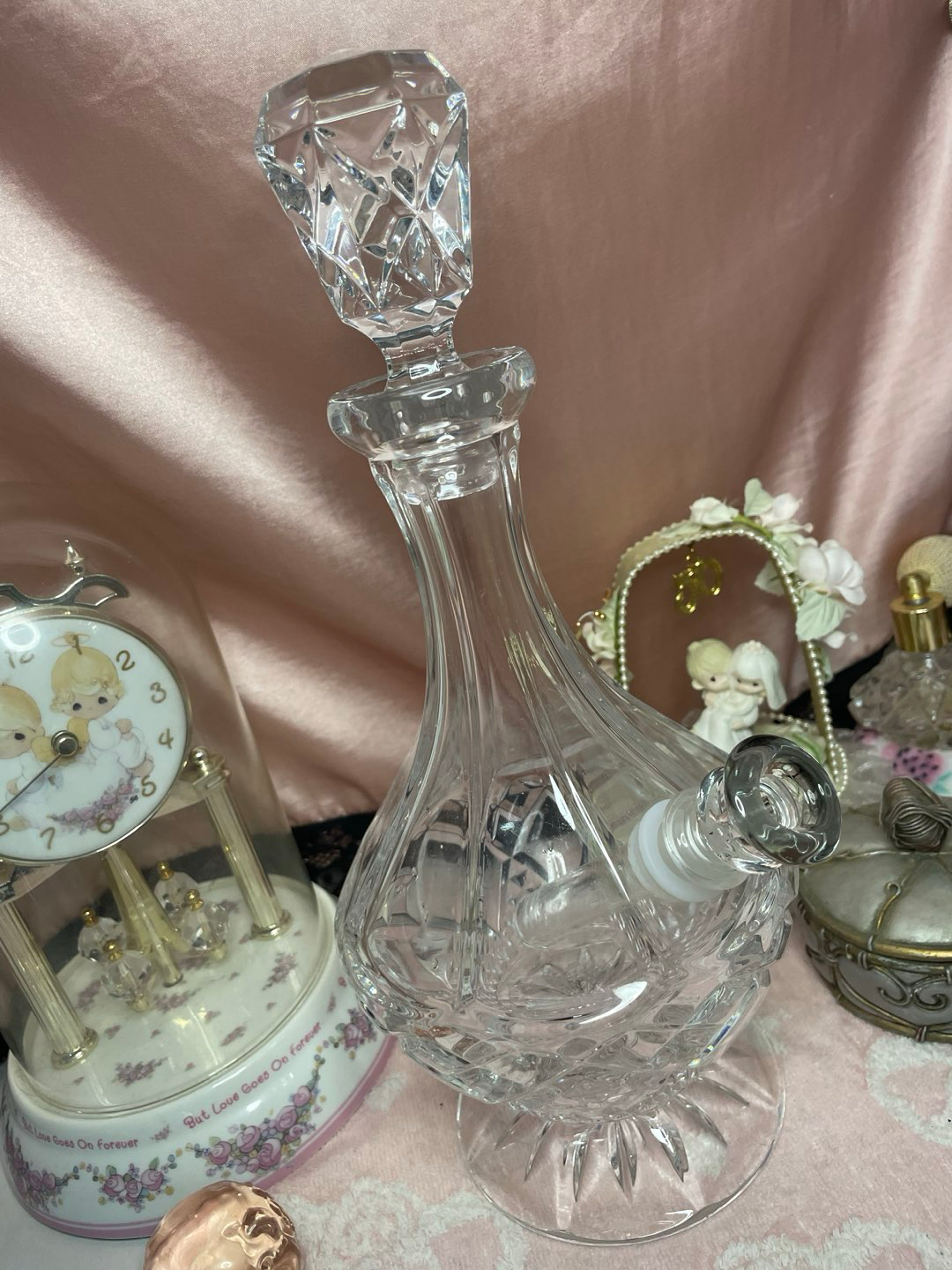 Vintage Crystal Decanter Handmade Bong image 0