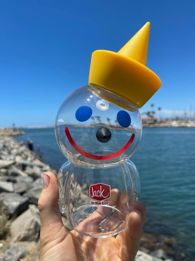 Preview pic of Limited Edition Borosilicate Glass Jack In The Box Sipper Cups