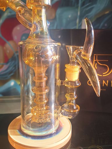 Preview pic of Gene Glass Fumed Showerhead 14mm