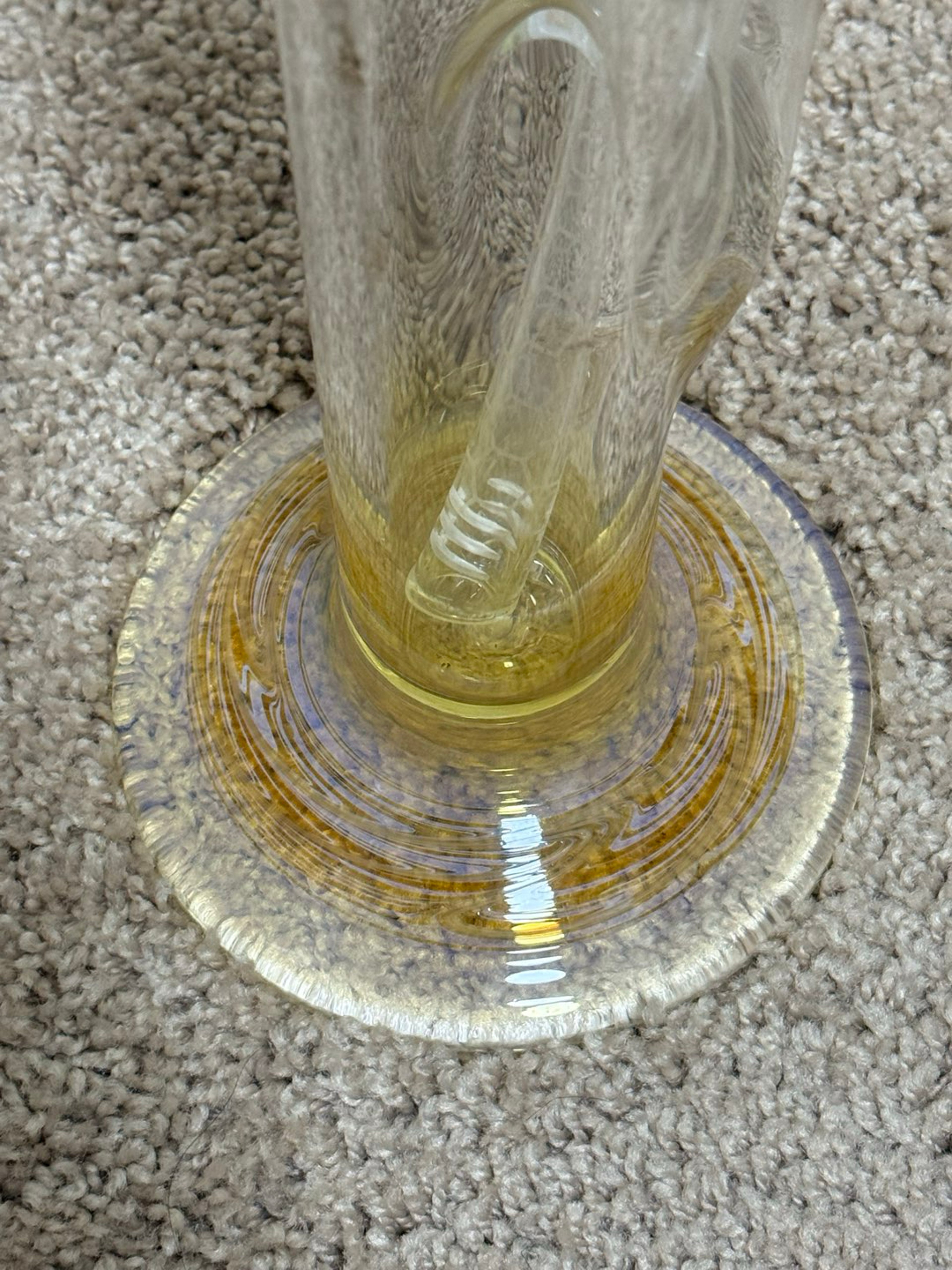 Tall glass smoking piece image 0