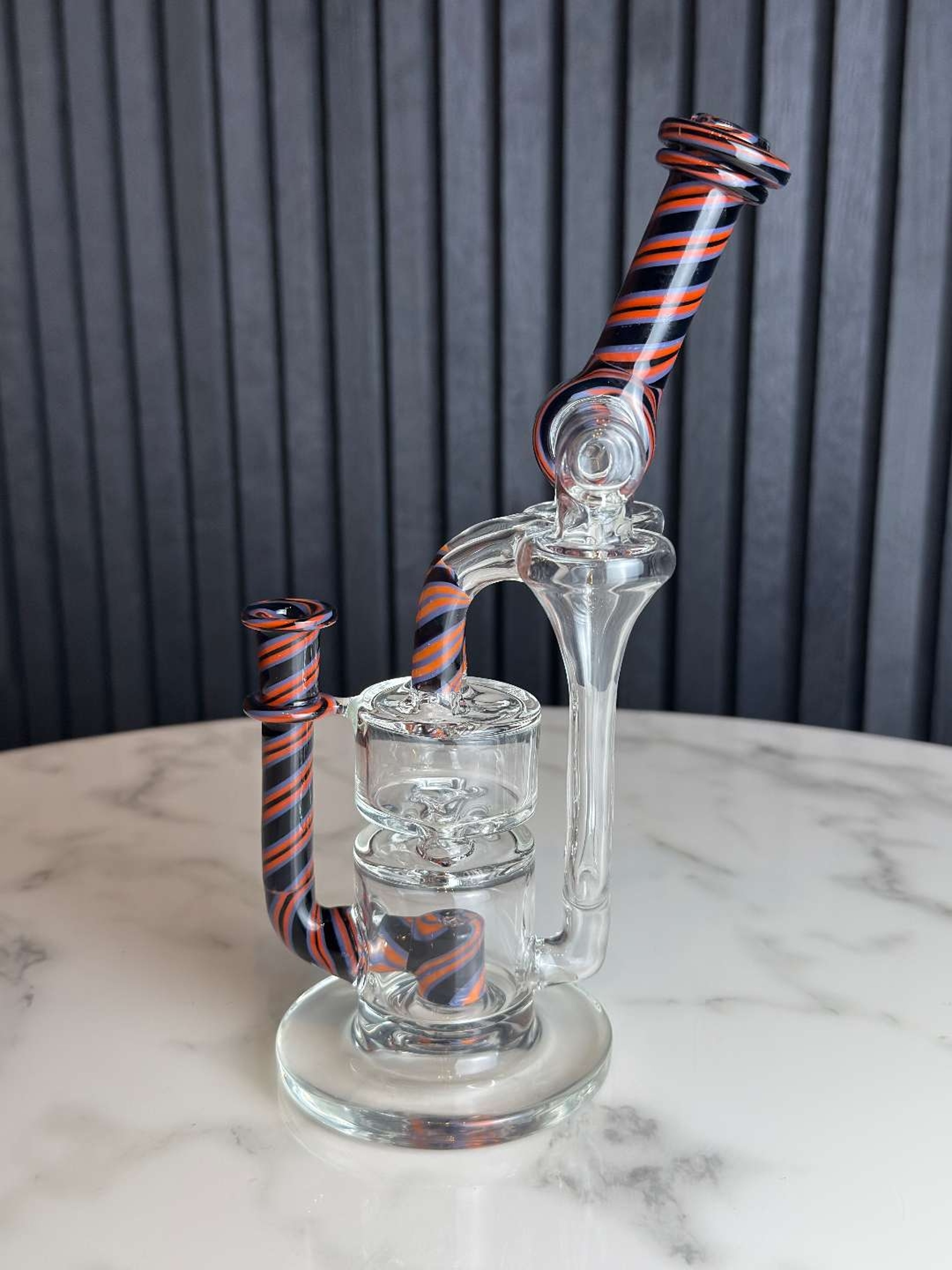Preview pic of Domer Dual Stack Recycler - Candy Striped