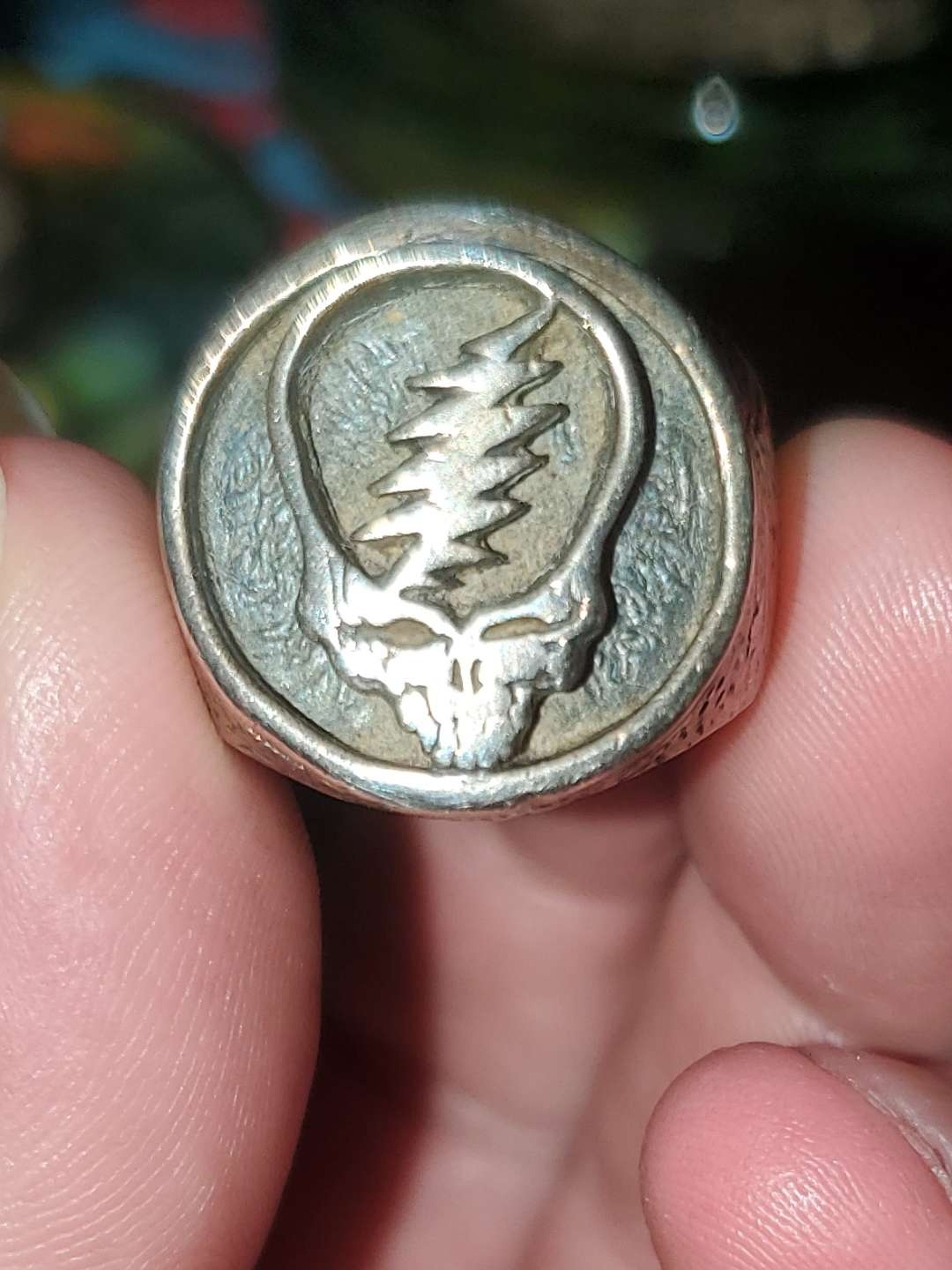 Grateful Dead .925 Sterling Silver SYF Ring image 0