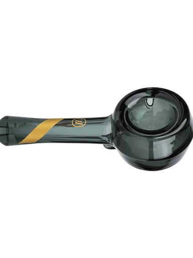 Preview pic of Marley Naturals Smoked Glass Spoon 4.5"
