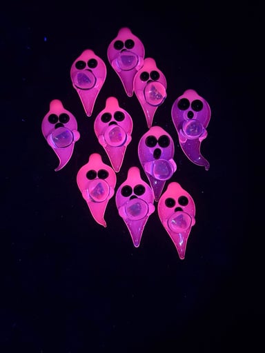 Preview pic of Opal ghost pendants UV