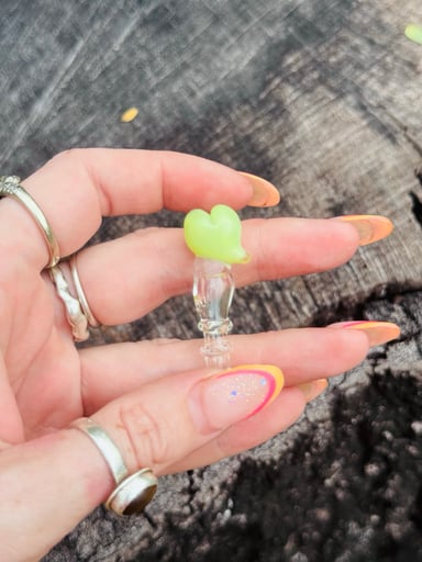 Preview pic of Lime green Heart joystick 3DXL
