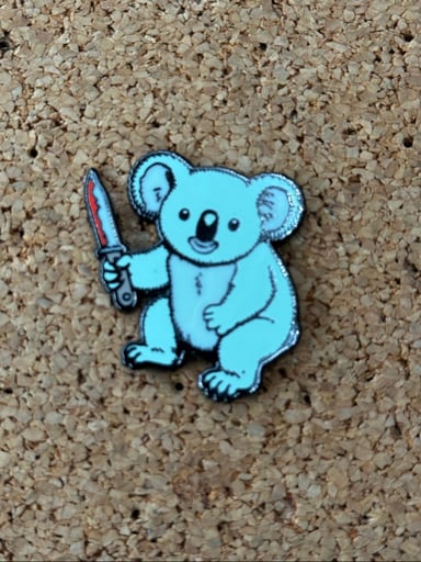 Preview pic of Killer koala pin