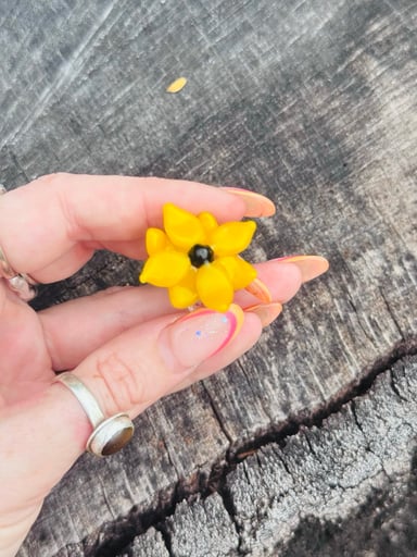 Preview pic of Yellow Flower joystick fits 3DXL