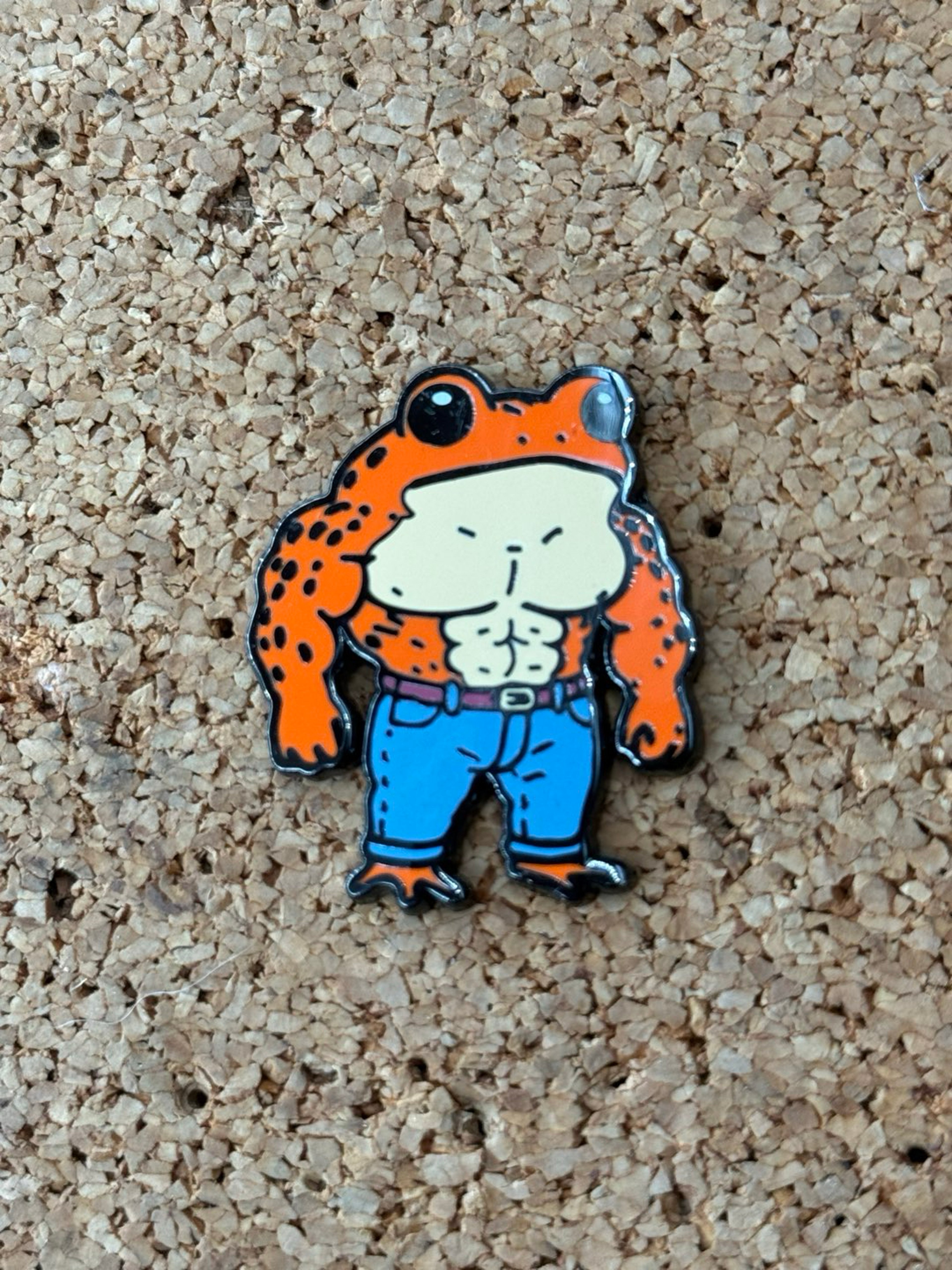 Buff frog pin image 0