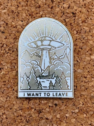 Preview pic of I want to leave pin