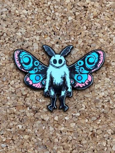 Preview pic of Mothman pin