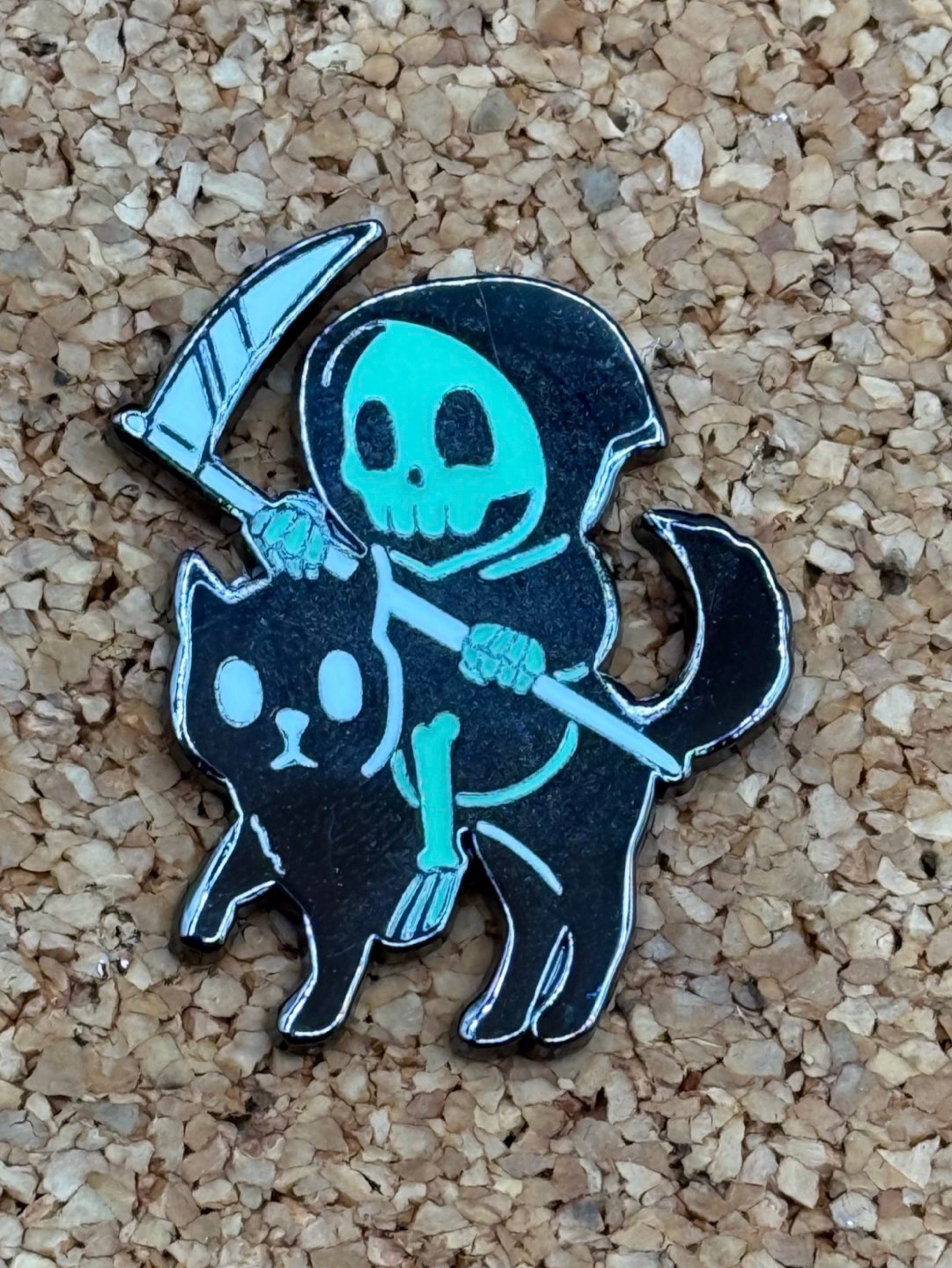Reaper cat pin image 0