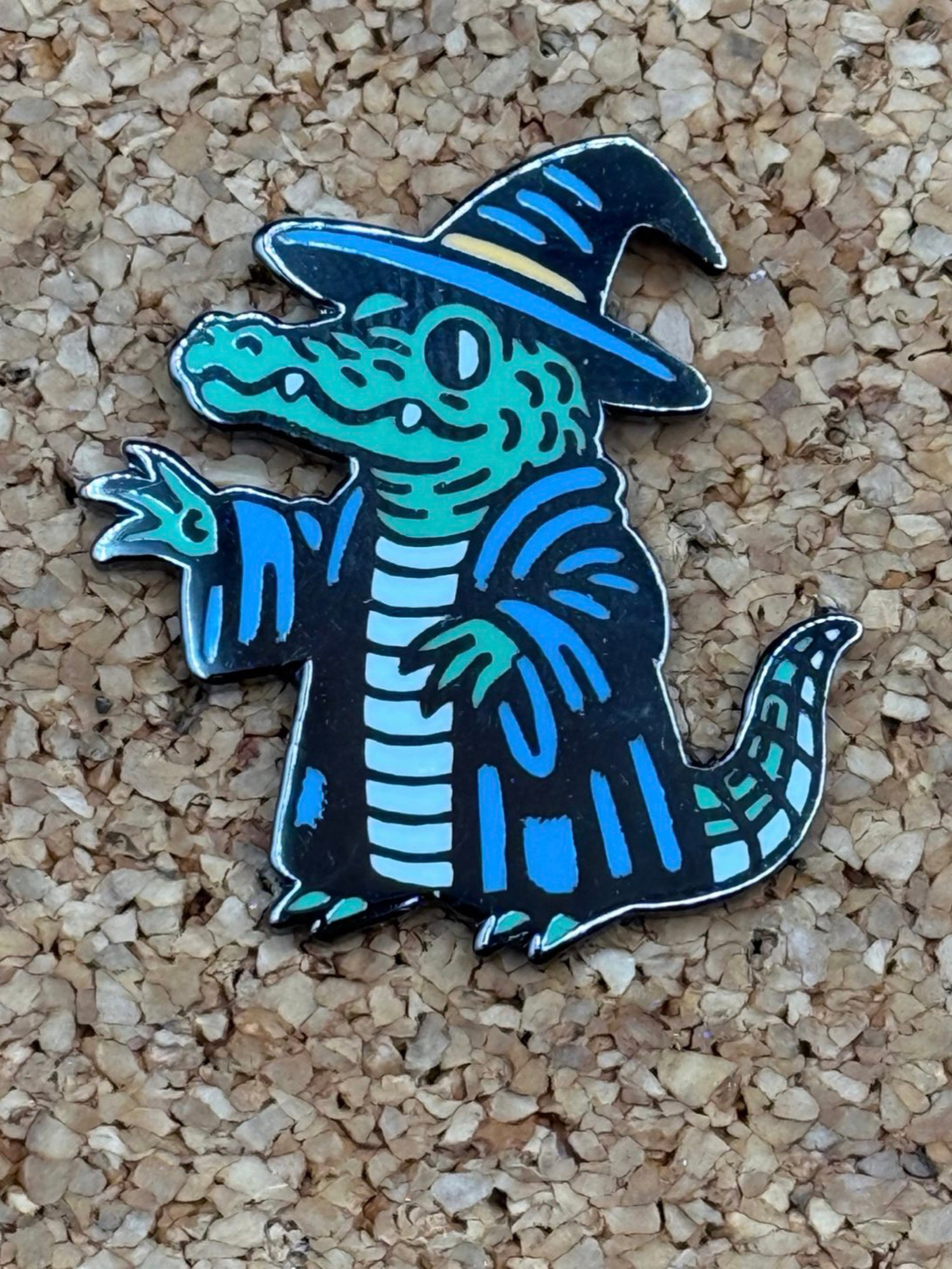 Preview pic of Wizard gator pin