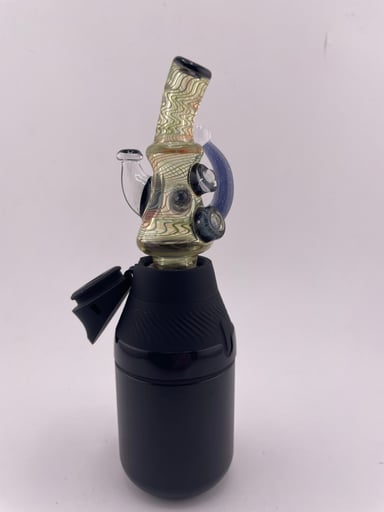 Preview pic of Brando Glass Puffco Proxy Core Mouth Piece - Wig Wag Mini Rig w/ Horn