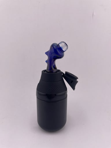 Preview pic of Brando Glass Puffco Proxy Core Mouth Piece - Abstract Cobalt w/ UV Tip