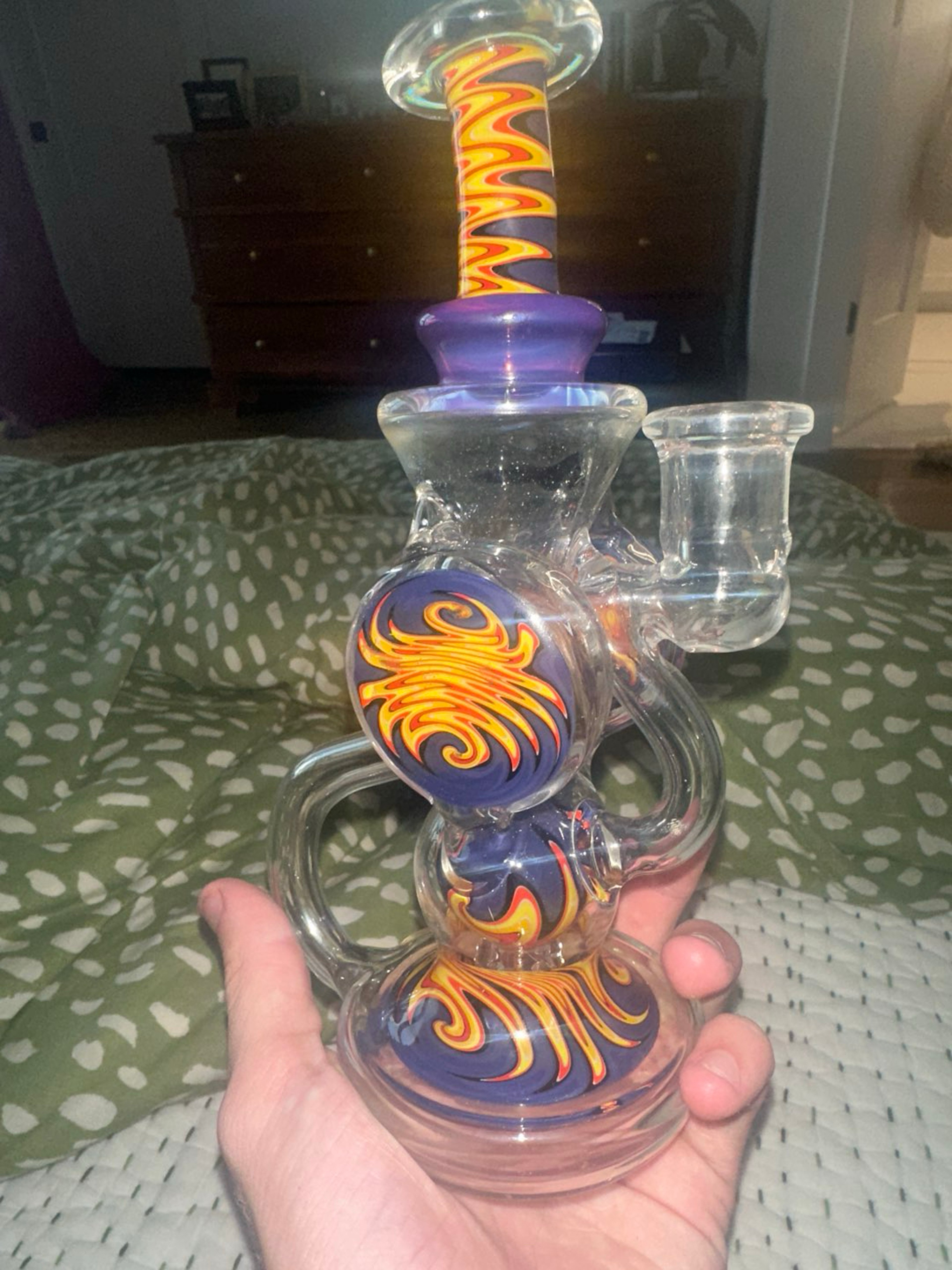 Preview pic of 2023 Clarkie Clark double disc recycler w/ custom case!