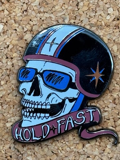 Preview pic of Skull rider pin