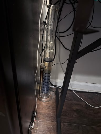 Preview pic of Tag bong 27”Octuple Honeycomb To Spinning Splash Guard Bong 50x7MM (18MM Female)