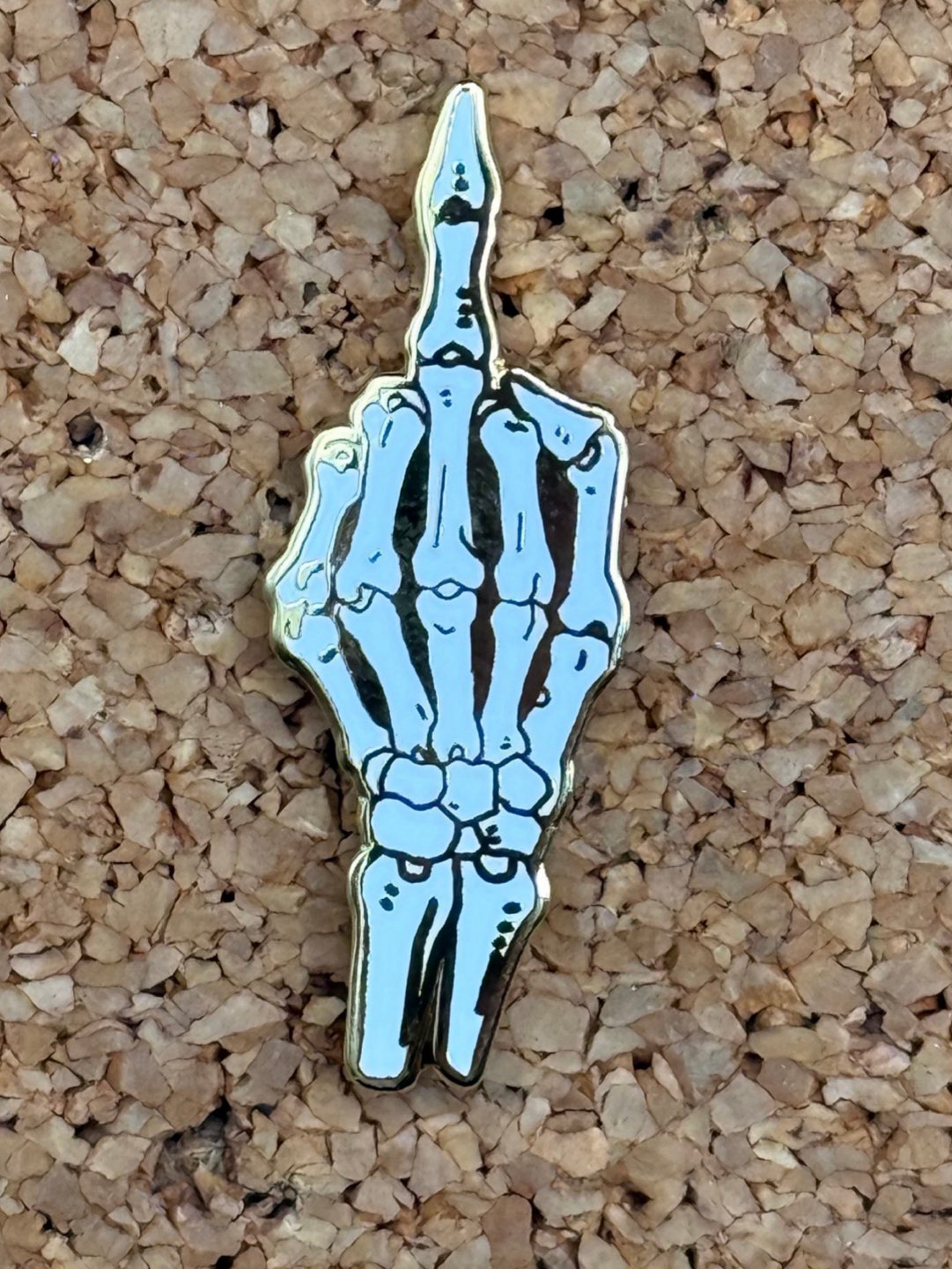 Preview pic of Skeleton finger pin
