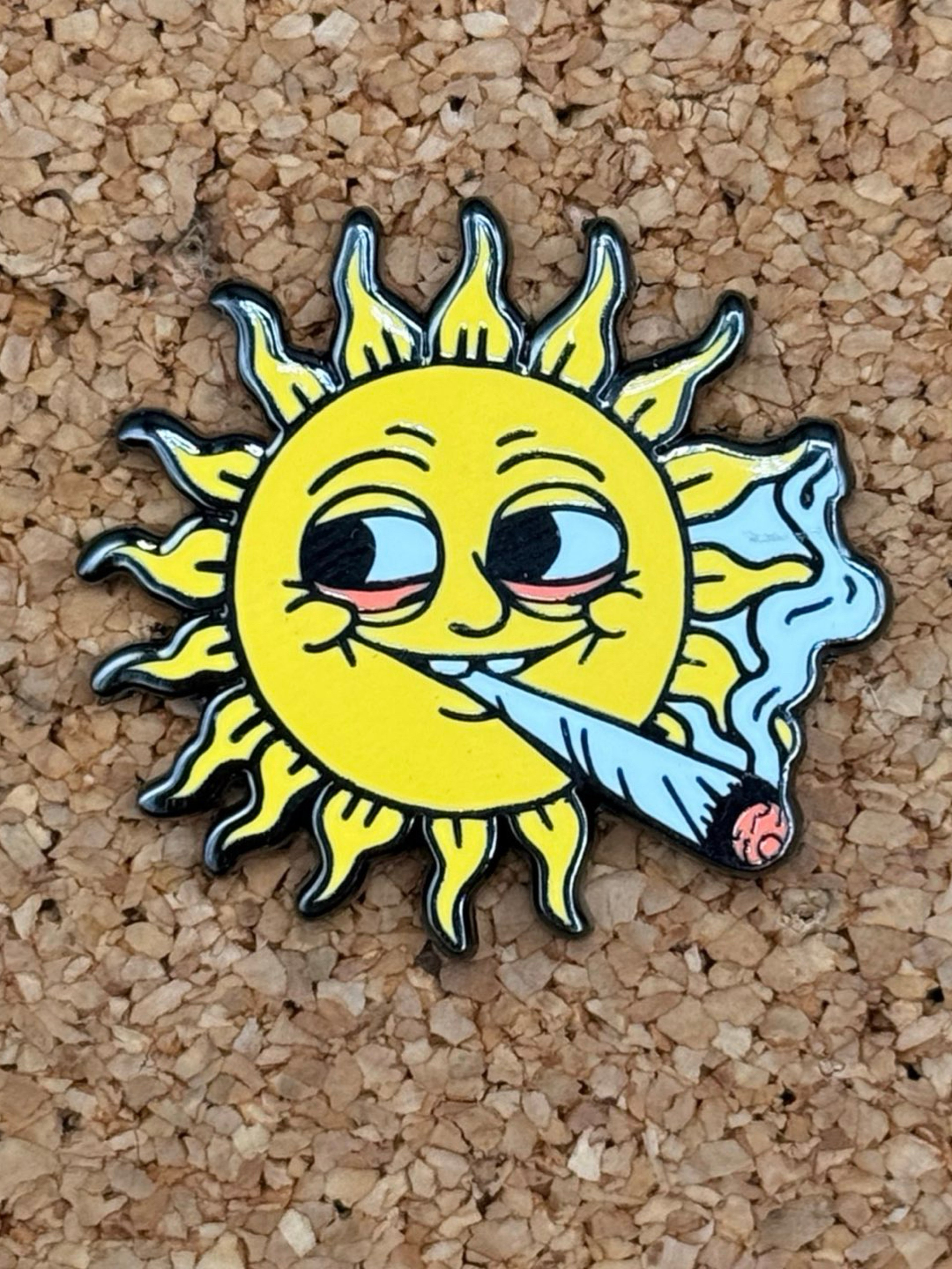 Preview pic of Sun Stoner pin