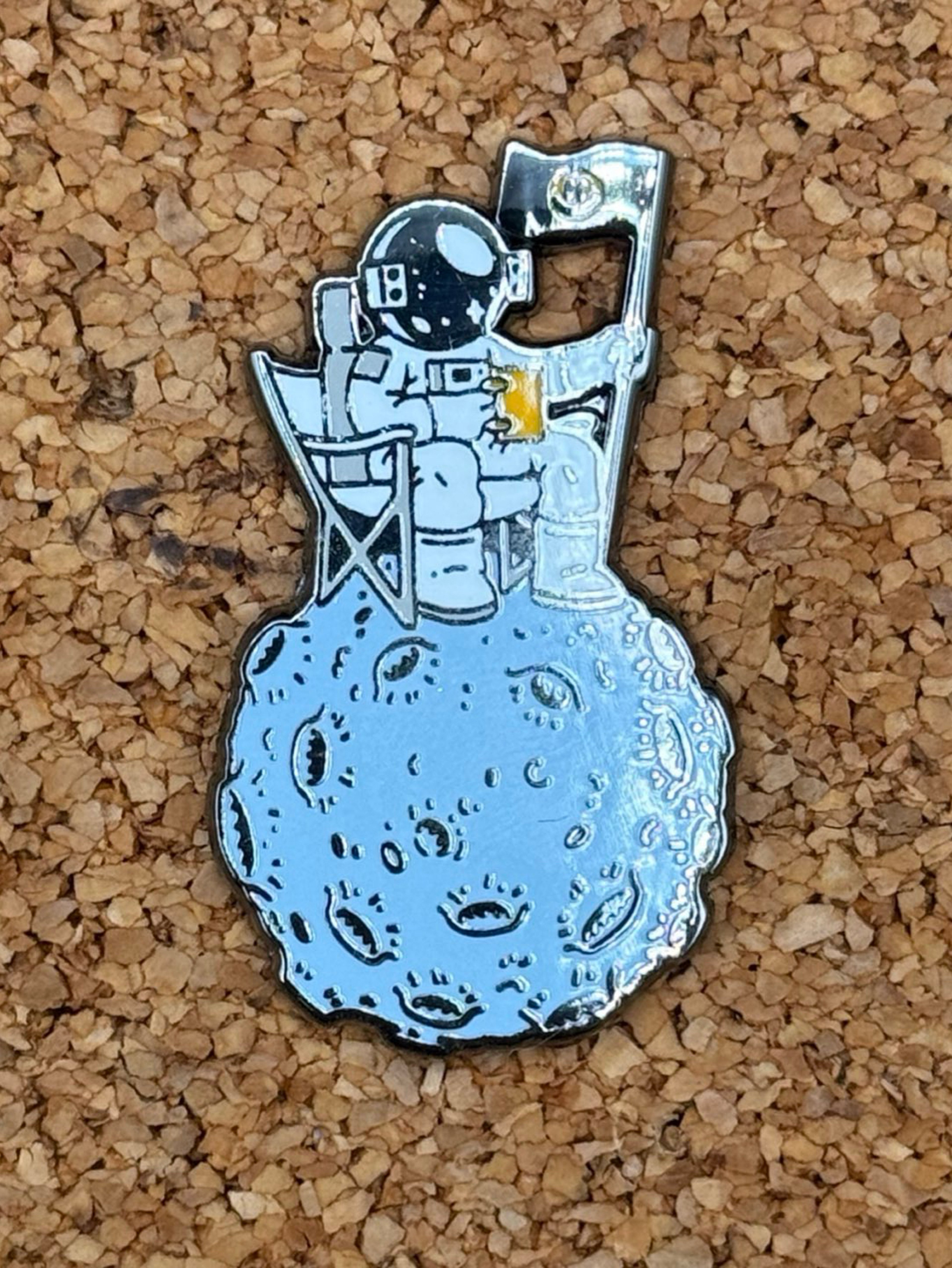 Preview pic of Man on the moon pin
