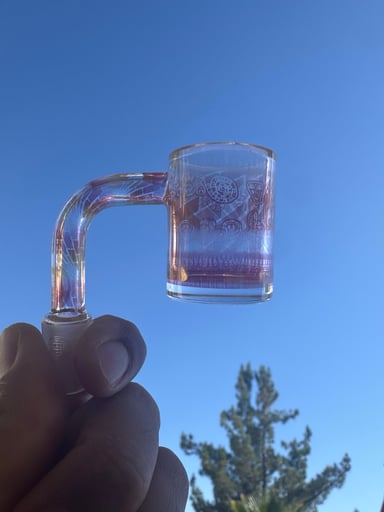 Preview pic of LSD World Peace x Quave x 710 Labs Limited Banger 14mm 90° M
