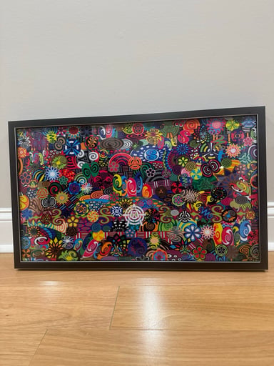 Preview pic of Absolute krunk professionally framed rainbow chaos (rare)