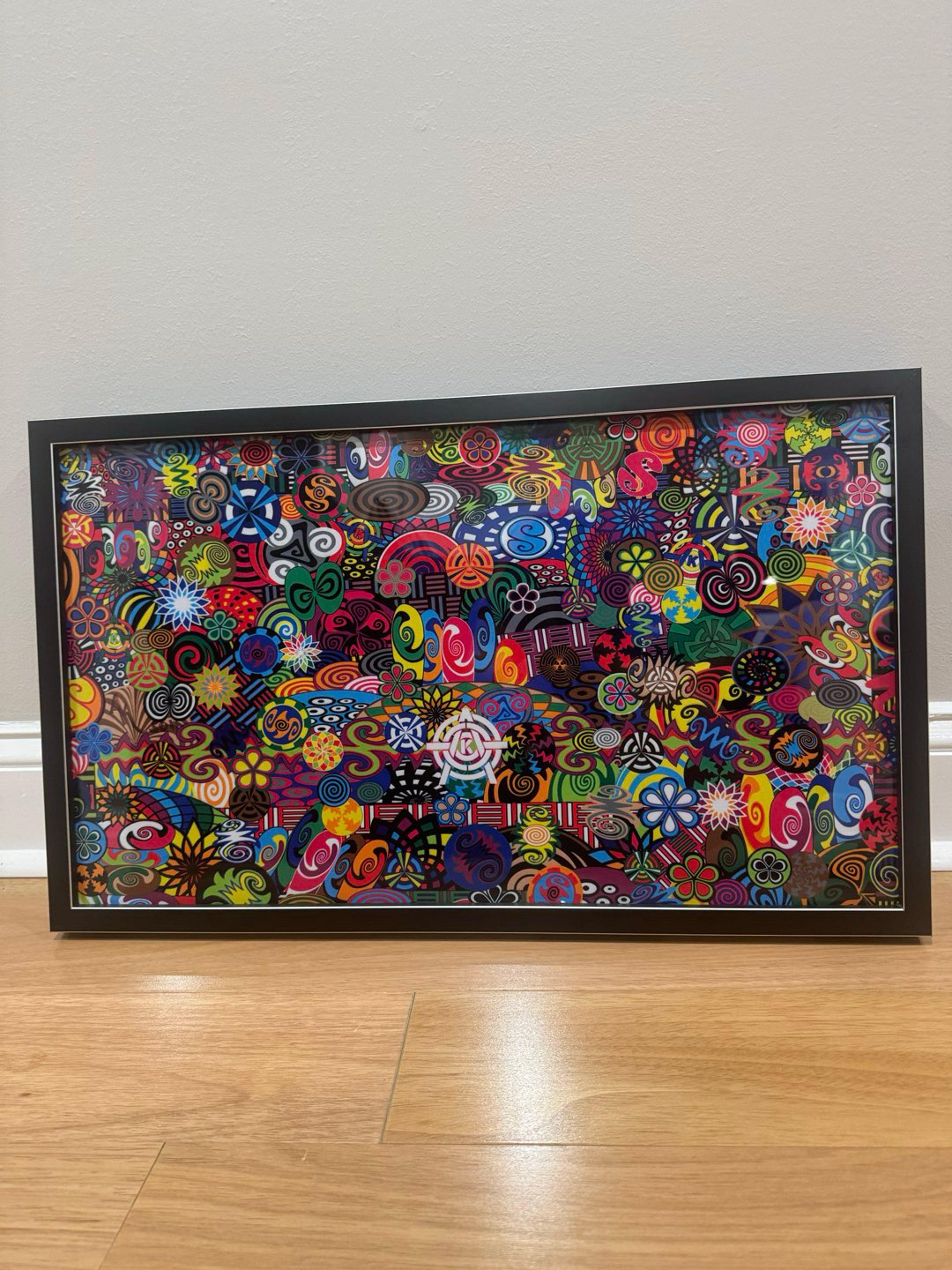 Preview pic of Absolute krunk professionally framed rainbow chaos (rare)