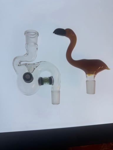 Preview pic of Apix ash catcher and off brand flamingo slide