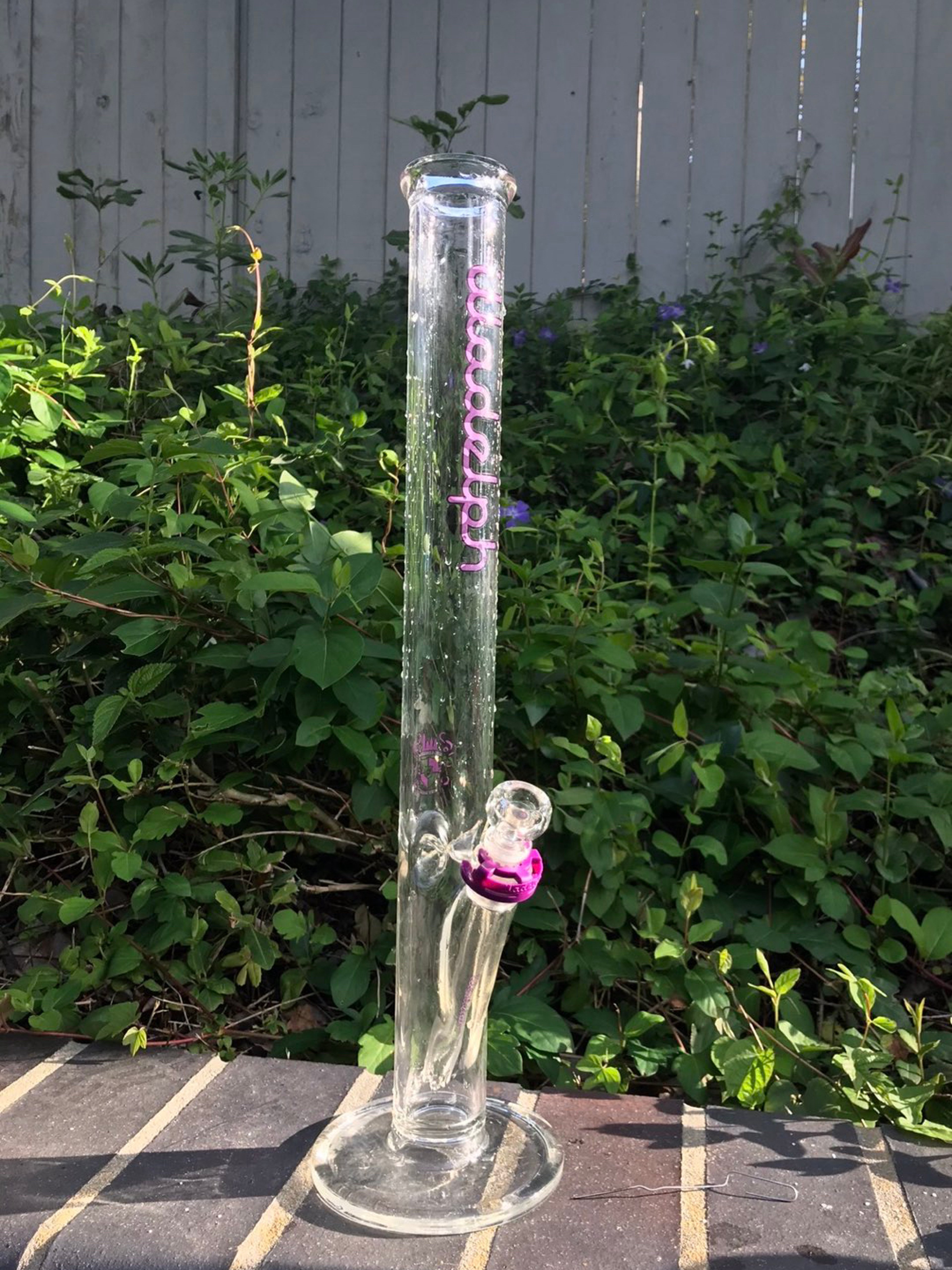 Illadelph Purple Label Tall Straight Tube (with first gen downstem) image 0