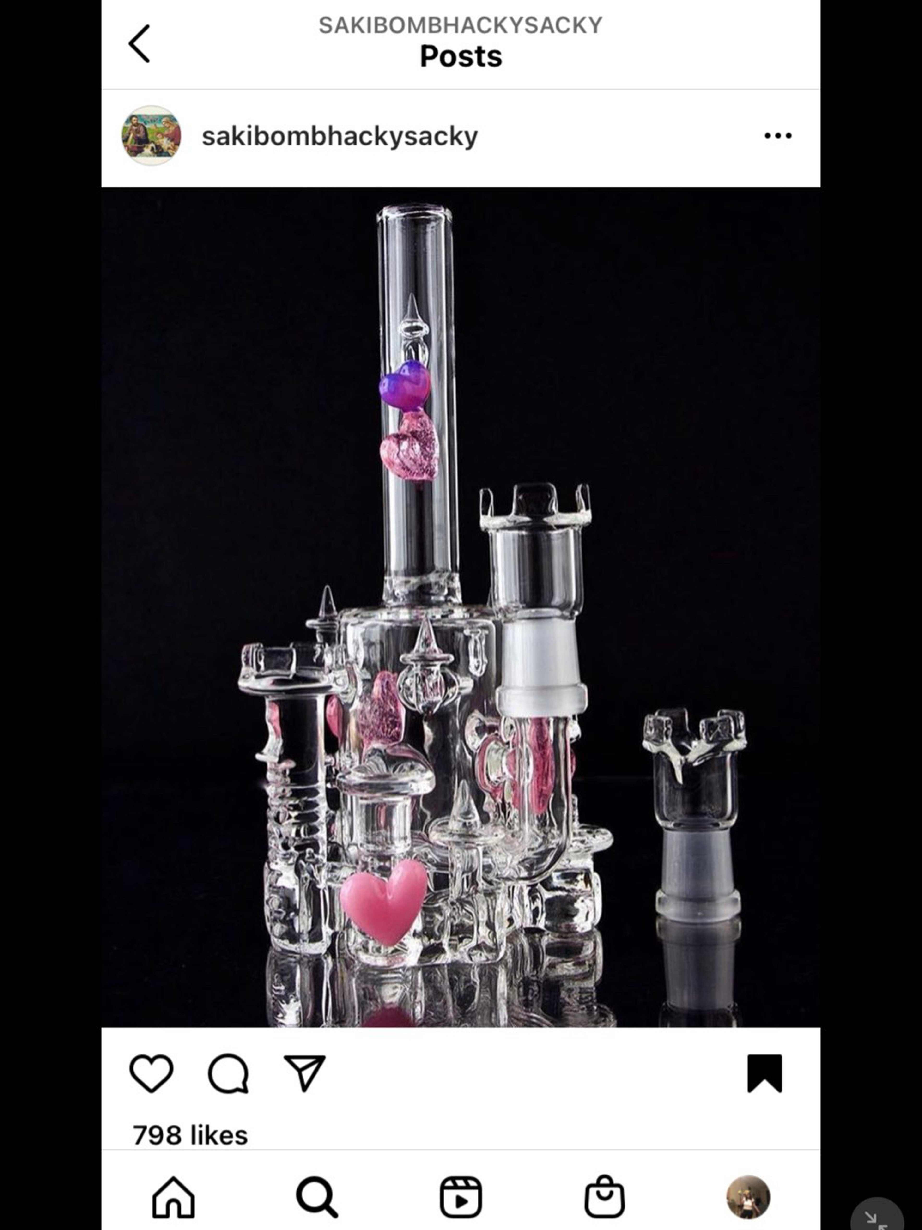 Jebb Glass x Sakibomb Clear Castle image 0