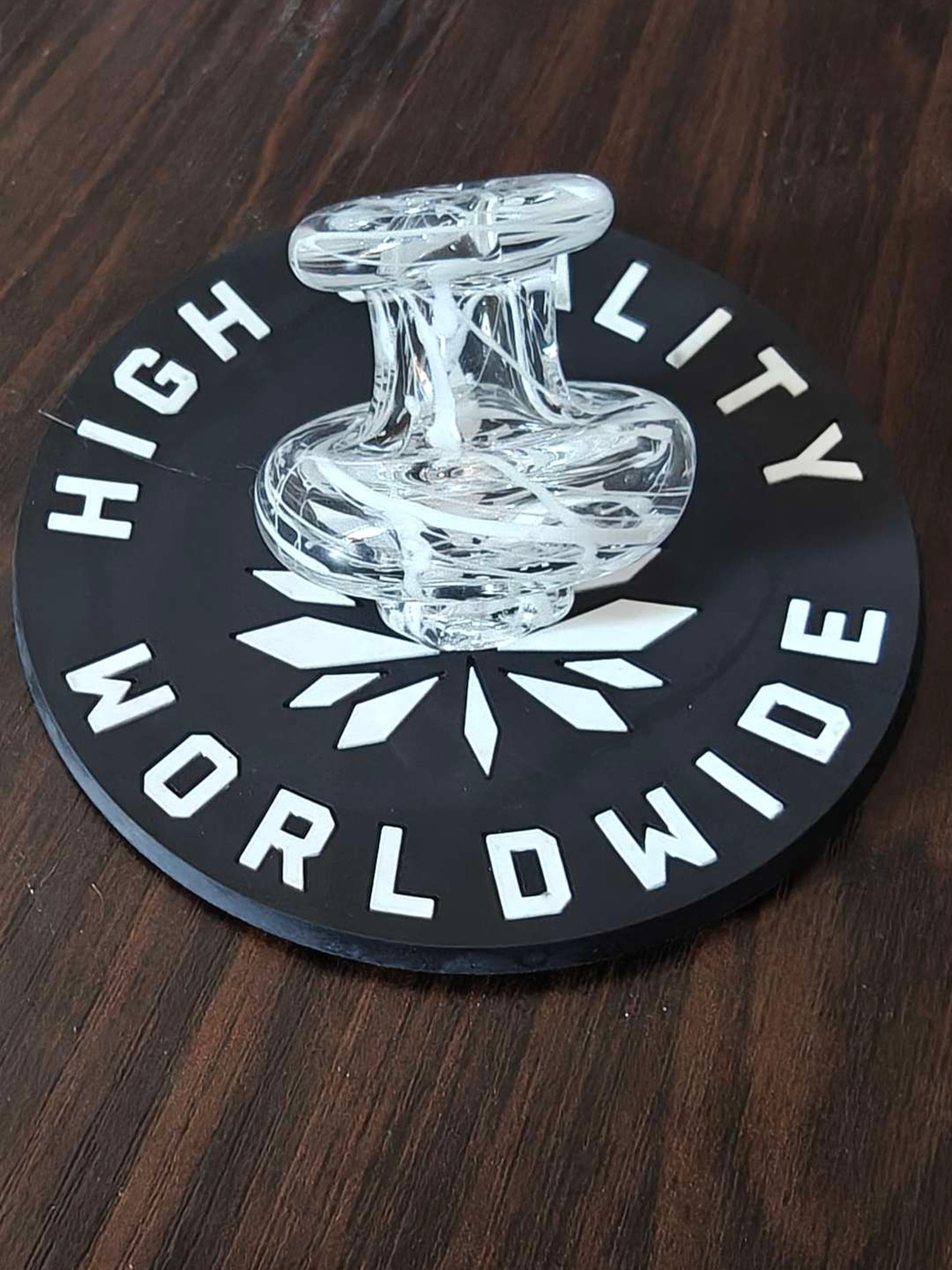 Preview pic of Teurfs White Swirl Spinner Cap