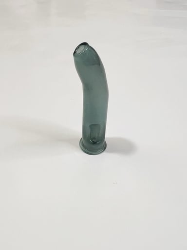 Preview pic of Pivot Top Attachment 3" Dichroic Straw Borosilicate USA Glass Art By Shaggy