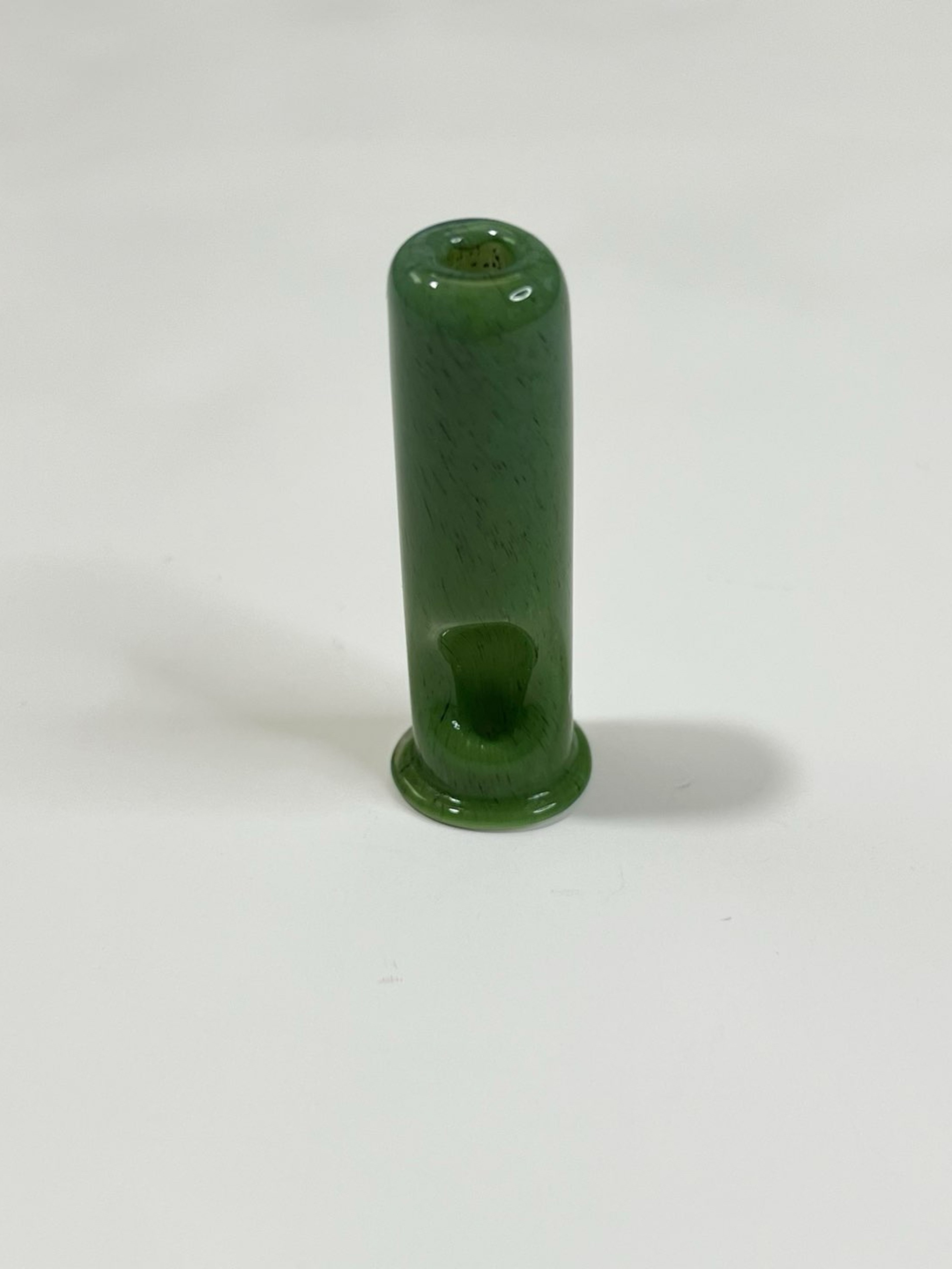 Preview pic of Pivot Top Attachment 2.5" Dichroic Straw Borosilicate USA Glass Art By Shaggy