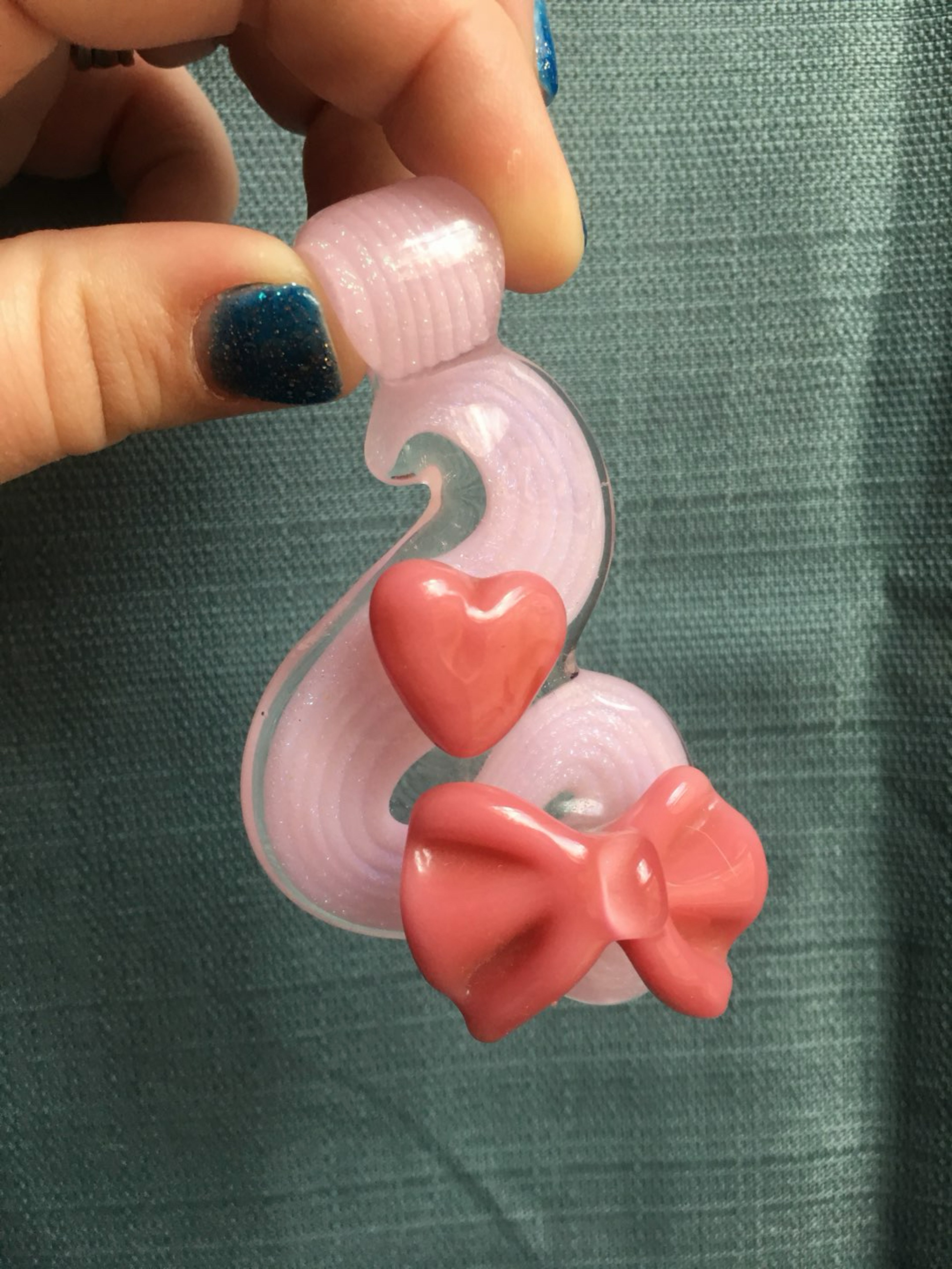 Preview pic of ACE Glass (Amy likes fire) Ponytail Pendant