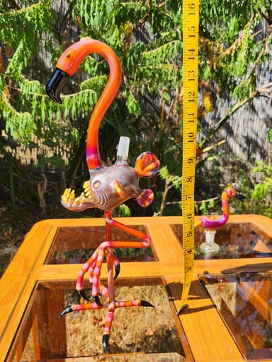 Preview pic of Burtoni & WyoMo-Fo collaboration Flamingo Angler