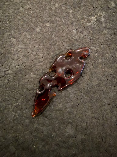 Preview pic of BHO slab Glass pendant/dabber