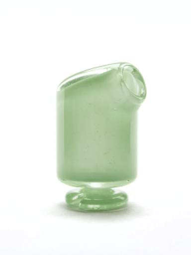 Preview pic of Kizmit Glass Ghosted Mints Puffco Pivot Spinner Top