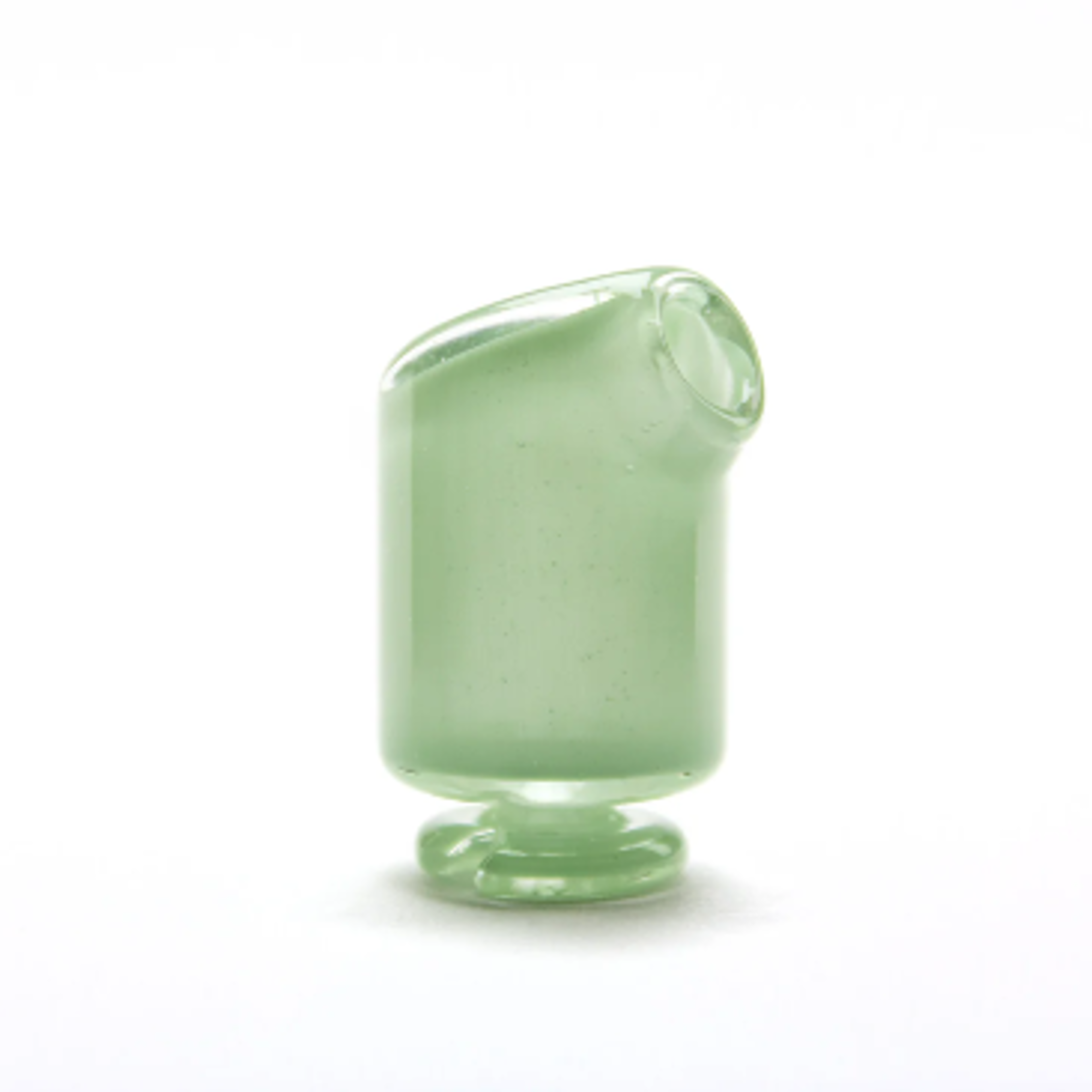 Preview pic of Kizmit Glass Ghosted Mints Puffco Pivot Spinner Top