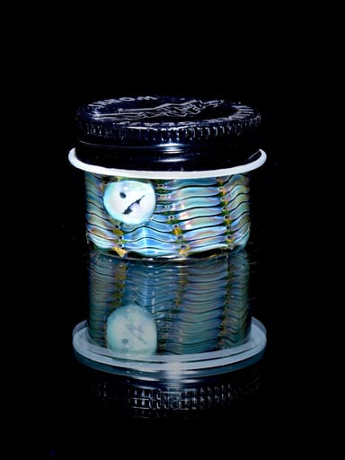 Preview pic of Josh Kaliber - Lidded Airtight Baller Jar -  Wrap & Rake w/ Monster Millie attachment
