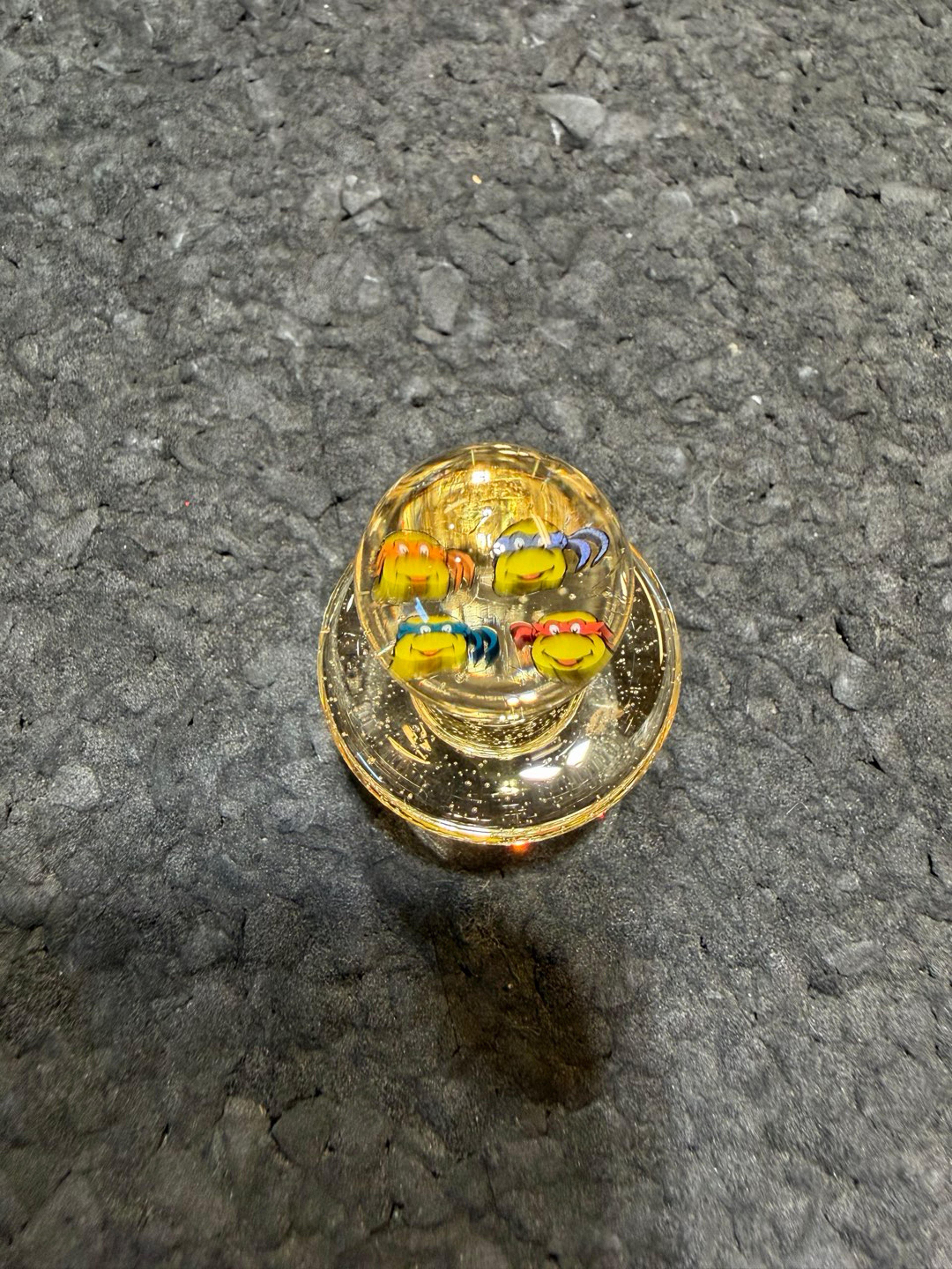 Preview pic of TMNT carb cap UV reactive