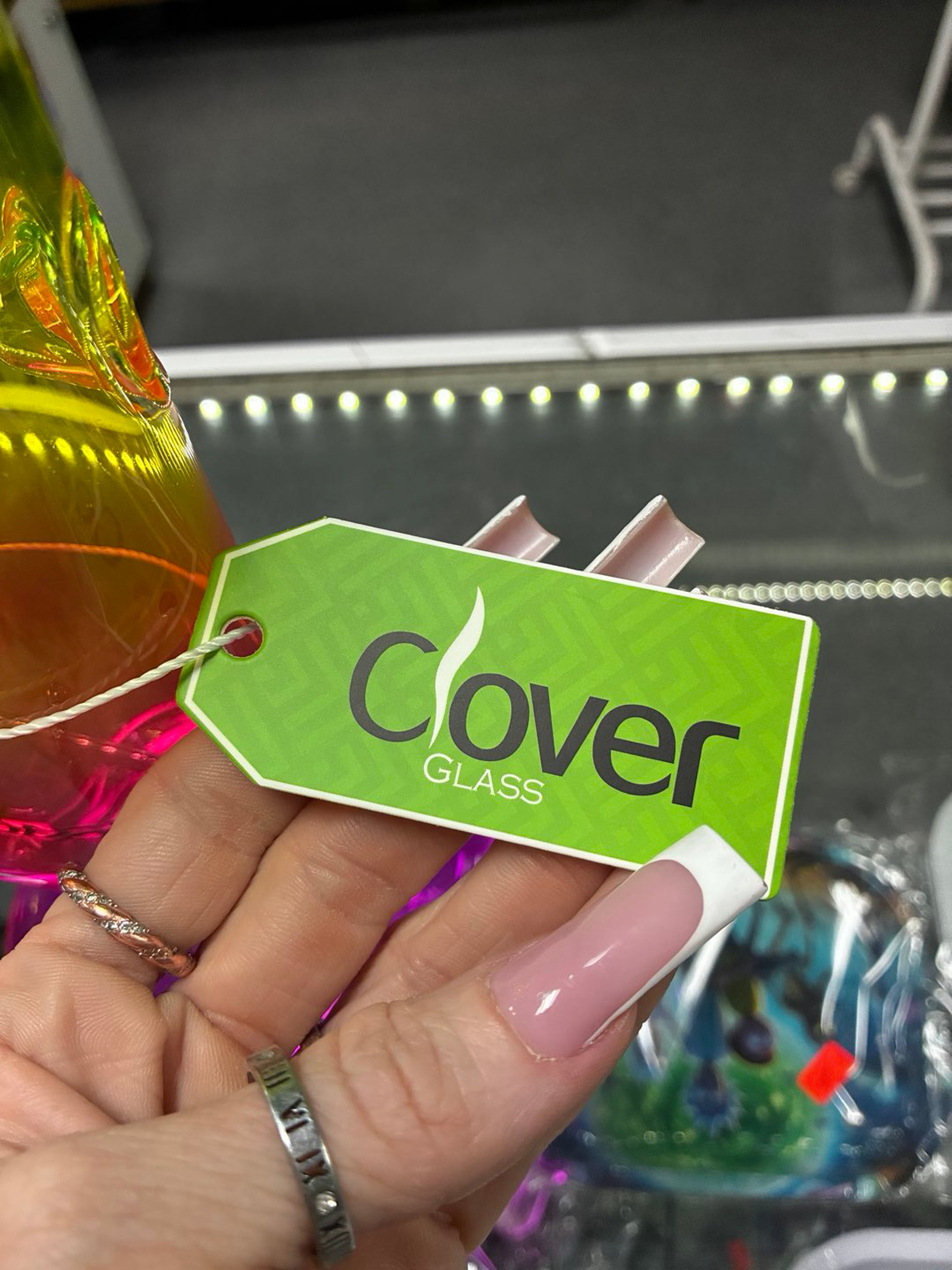 Preview pic of Clover Beaker Style Multi-Color Bong 13”