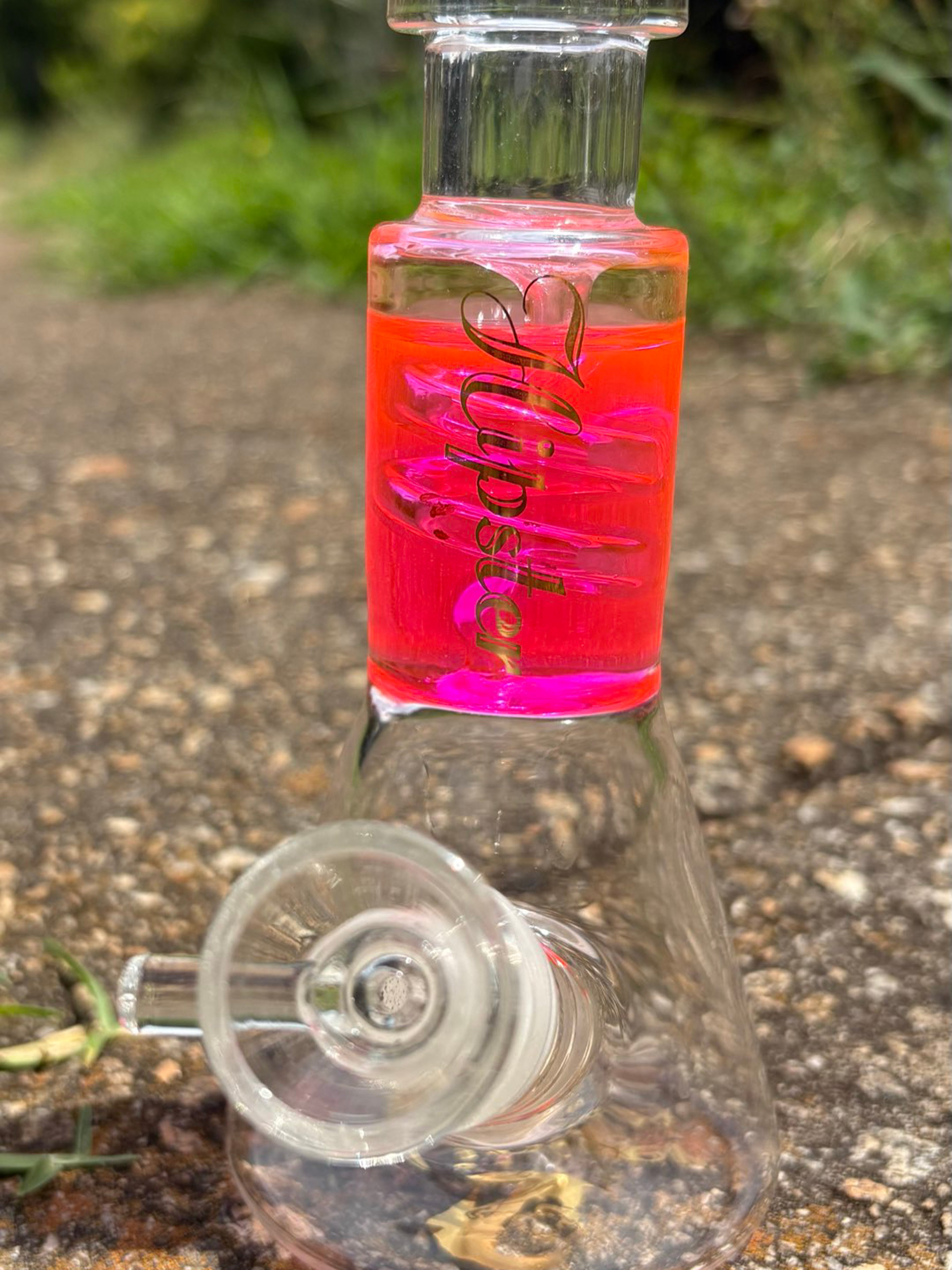 Preview pic of Small hipster freeze pipe. Hot pink