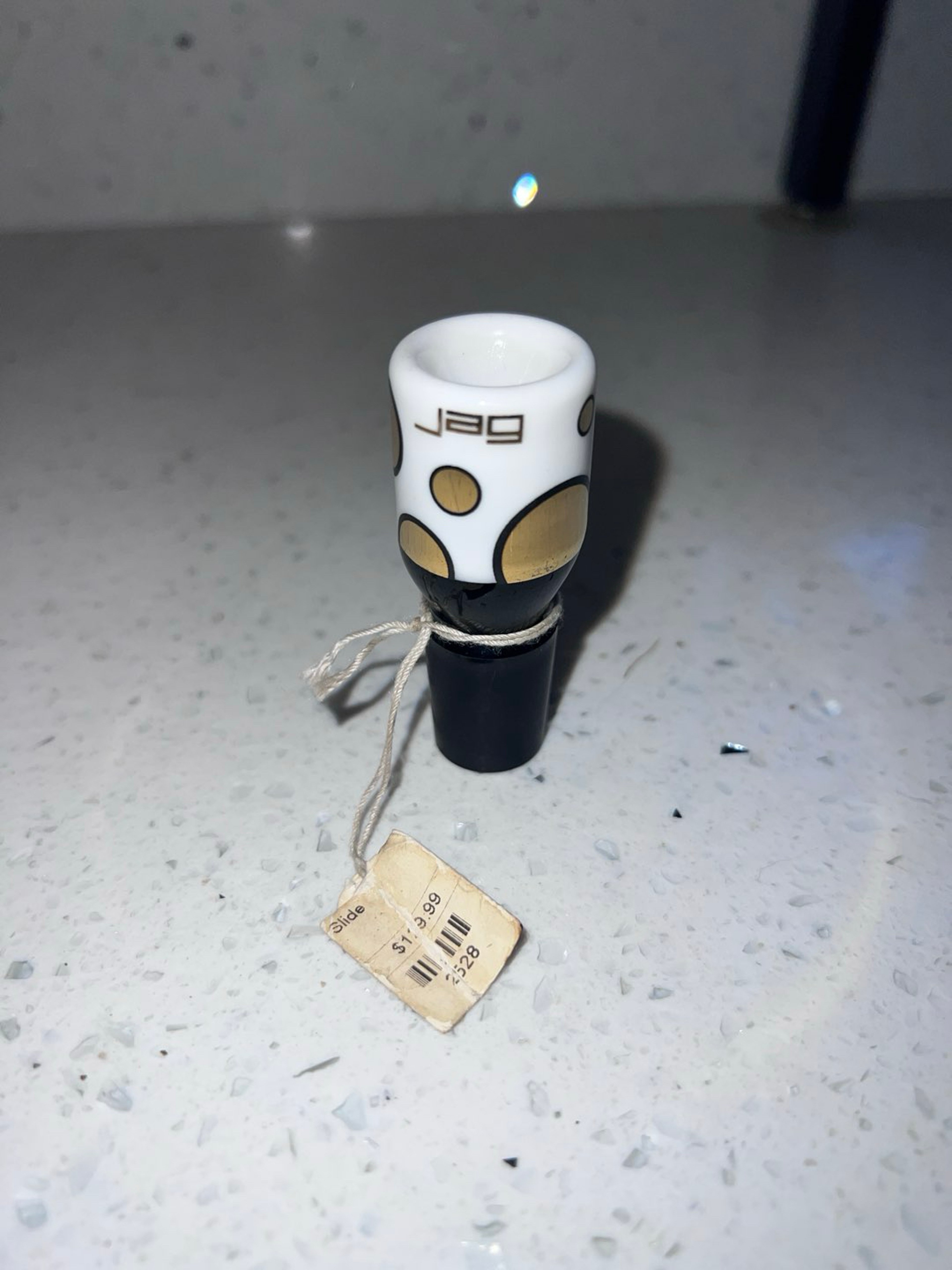 Preview pic of JAG Near-New White & Gold 18mm Slide